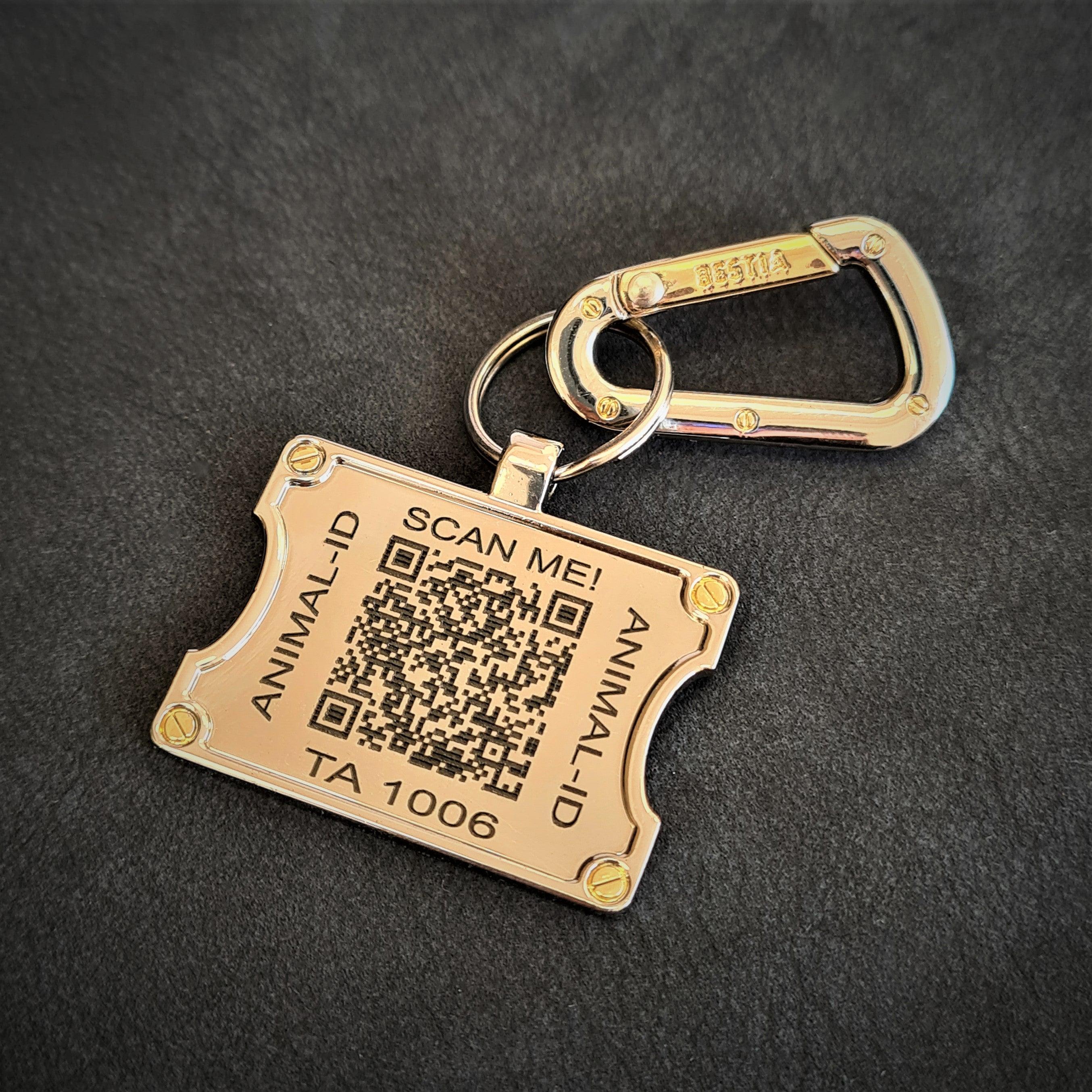 Bestia QR Dog ID Tag