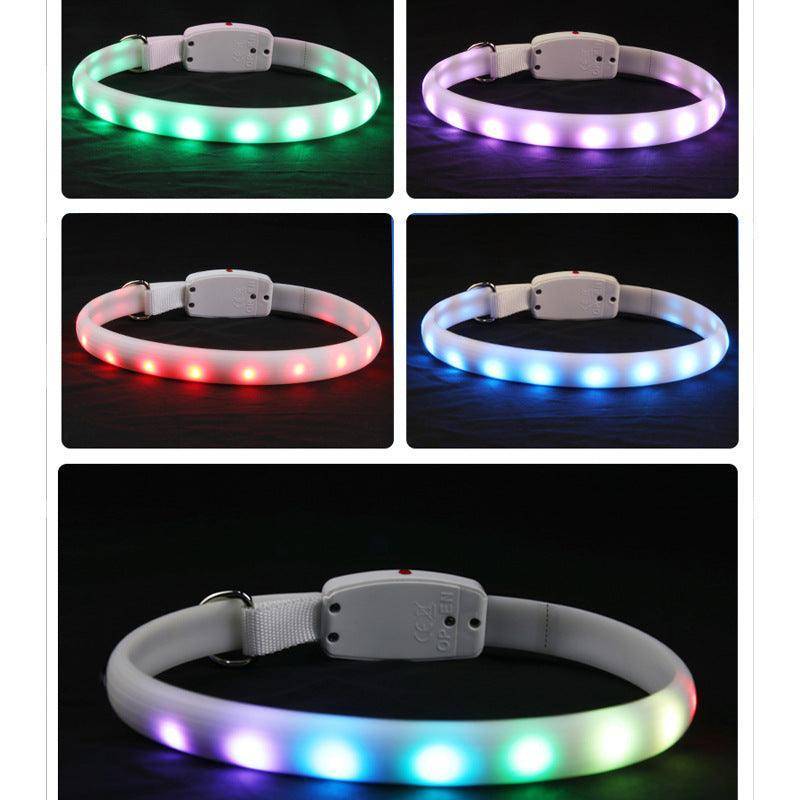 Glowing Guardian - Usb Rechargeable Led Pet Safety Collar-1