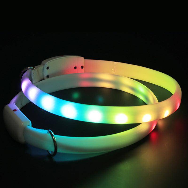Glowing Guardian - Usb Rechargeable Led Pet Safety Collar-2