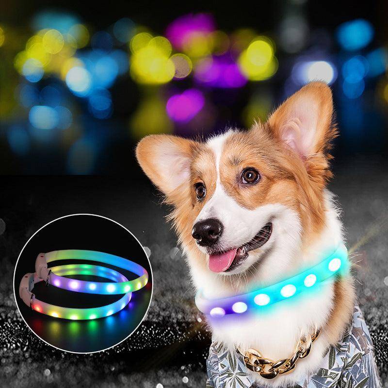 Glowing Guardian - Usb Rechargeable Led Pet Safety Collar-0